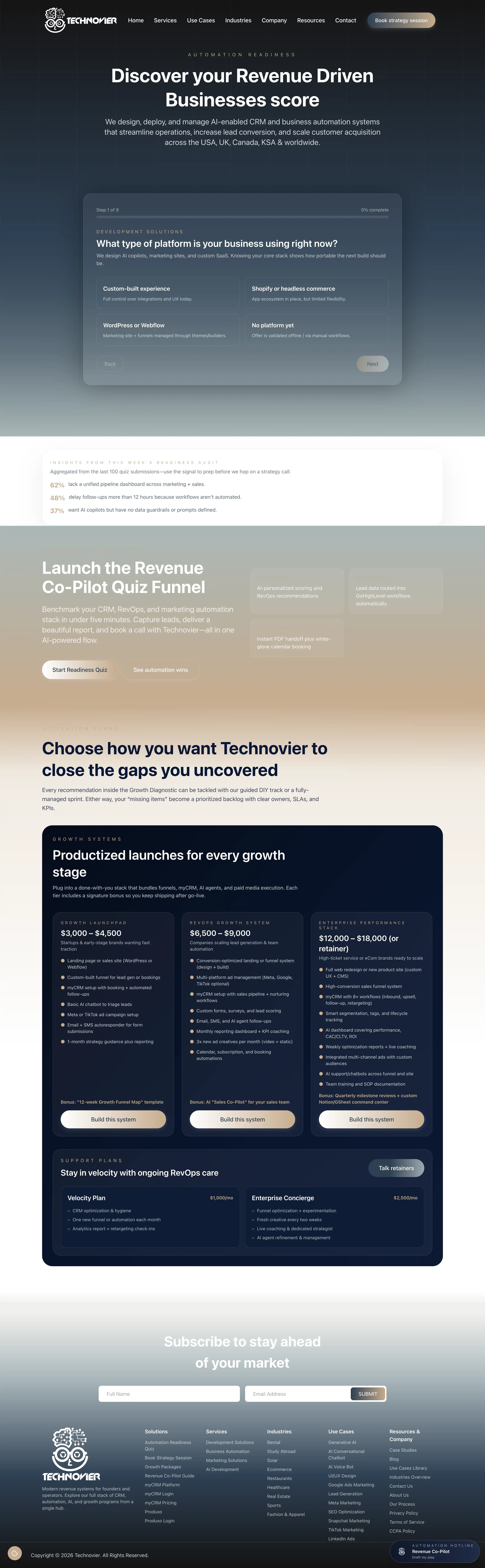 Interactive B2B Quiz Funnel for SQL Growth