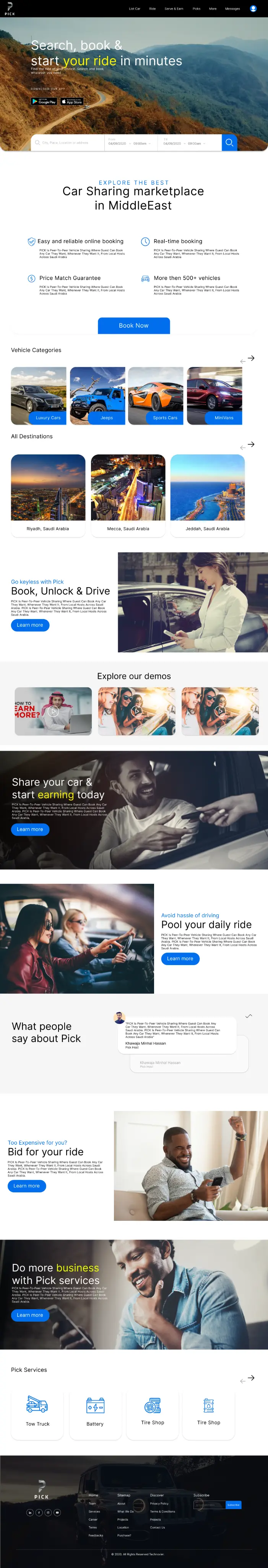 AC Maintenance landing page preview