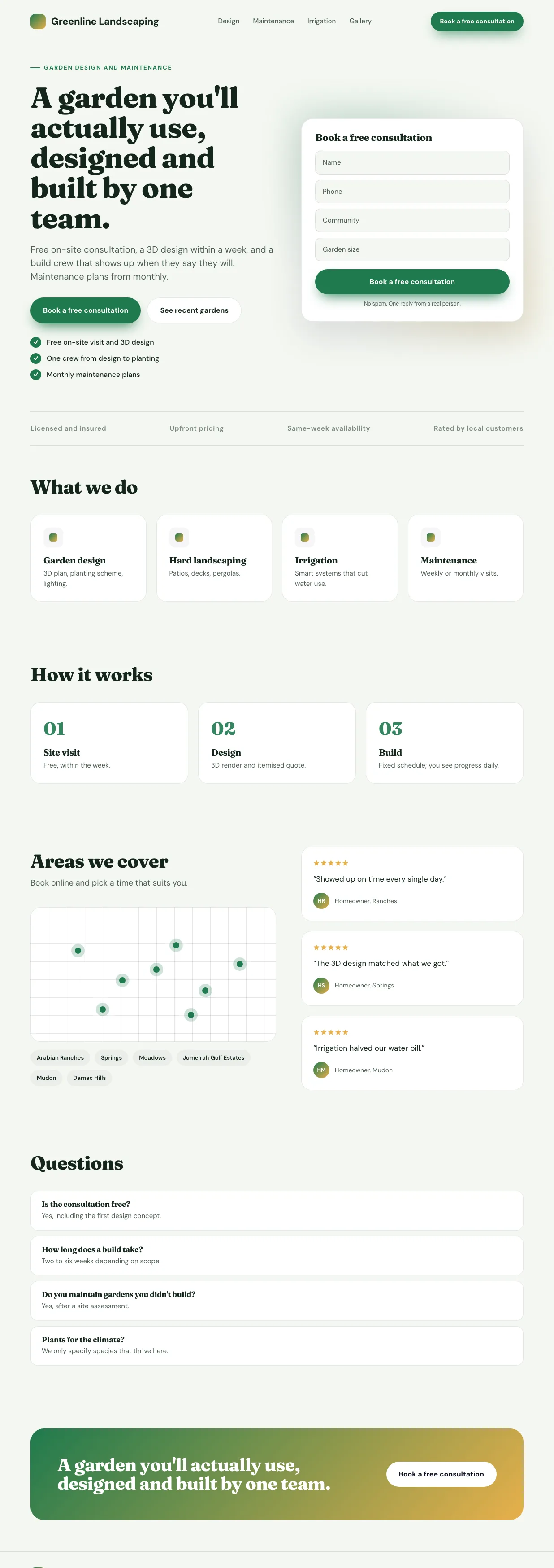 Local business Meta Ads lead campaign preview