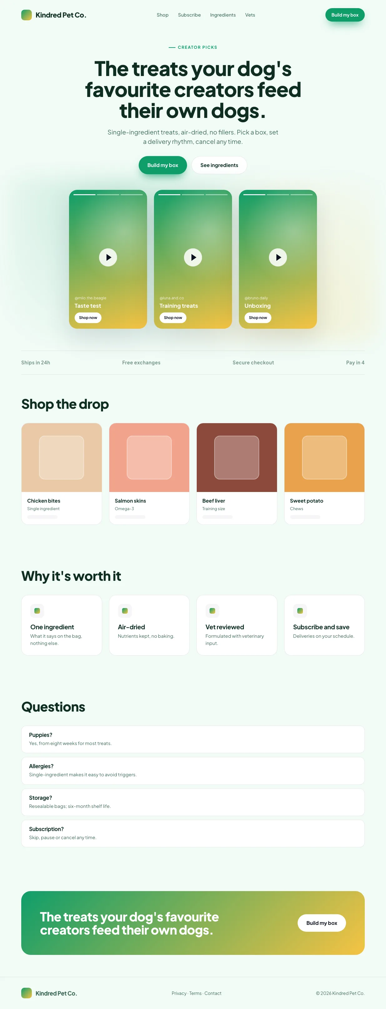 Creator-led TikTok product campaign preview