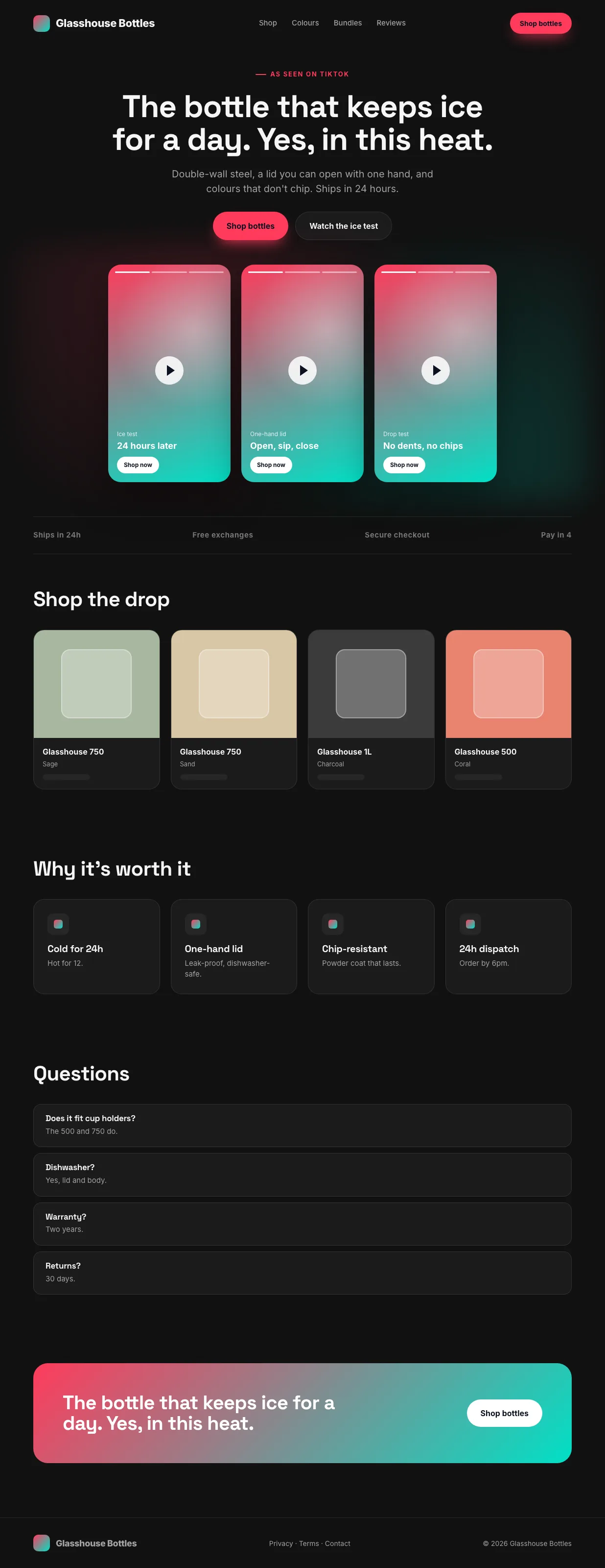 Ecommerce TikTok sales funnel campaign preview